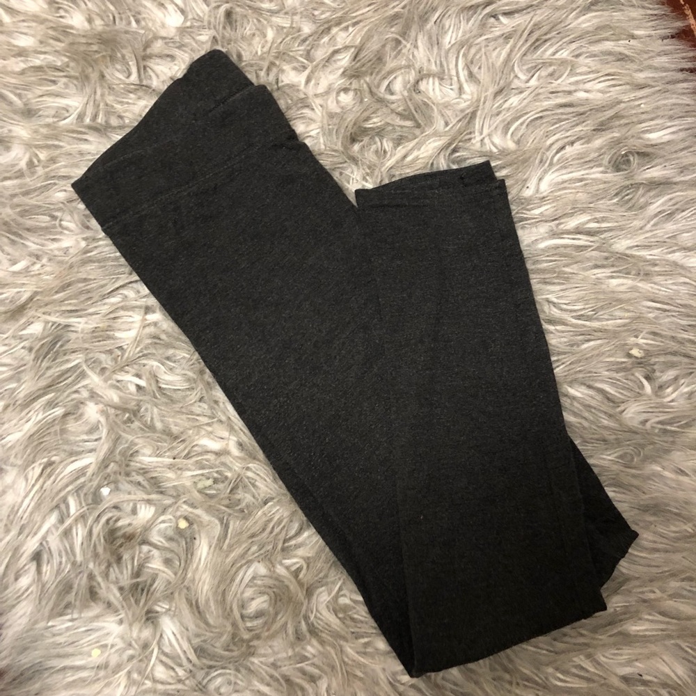 Aerie High-Rise Dark Grey Heathered Leggings